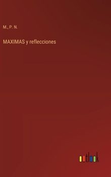 Hardcover MAXIMAS y reflecciones [Spanish] Book