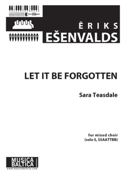 Paperback Let It Be Forgotten for Ssaattbb Choir: Choral Octavo Book