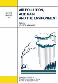 Paperback Air Pollution, Acid Rain and the Environment: Report Number 18 Book