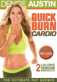 DVD Denise Austin: Quick Burn Cardio Book