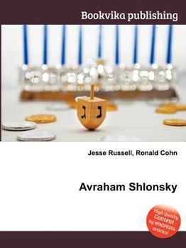 Paperback Avraham Shlonsky Book