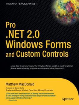 Paperback Pro .Net 2.0 Windows Forms and Custom Controls in C# Book