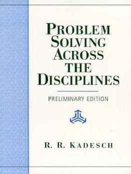Paperback Problem Solving-Across the Disciplines Book