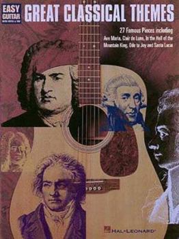 Paperback Great Classical Themes for Easy Guitar Book