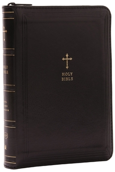 Imitation Leather KJV Holy Bible: Compact with 43,000 Cross References, Black Leathersoft with Zipper, Red Letter, Comfort Print: King James Version Book