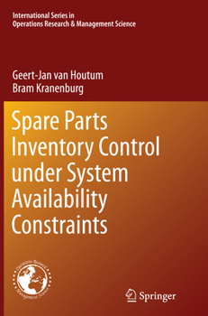 Paperback Spare Parts Inventory Control Under System Availability Constraints Book