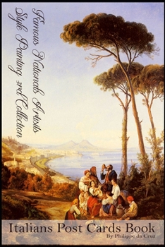 Paperback Italians Post Cards Book - Famous Nationals Artisits Style Painting 3rd Collection Book