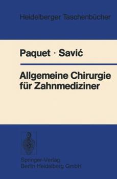 Paperback Allgemeine Chirurgie Für Zahnmediziner [German] Book