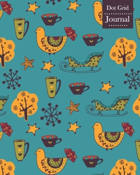 Dot Grid Journal: Notebook Planner with Christmas Themed Cover Design