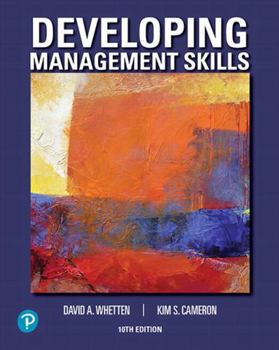 Printed Access Code Mylab Management with Pearson Etext -- Access Card -- For Developing Management Skills Book