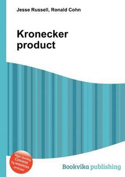 Paperback Kronecker Product Book