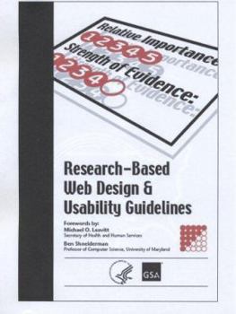 Paperback Research-Based Web Design & Usability Guidelines Book