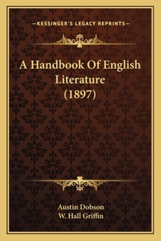 Paperback A Handbook Of English Literature (1897) Book