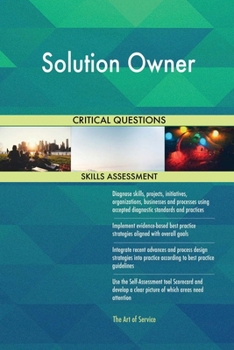 Paperback Solution Owner Critical Questions Skills Assessment Book