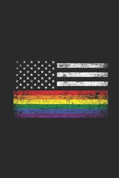 Paperback Lgbt USA: Blank Lined Notebook - Journal for LGBT Pride and 4th of July Book