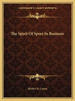 Paperback The Spirit Of Sport In Business Book