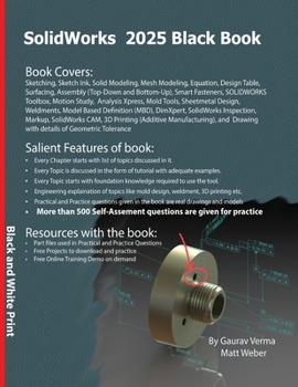 Paperback SolidWorks 2025 Black Book