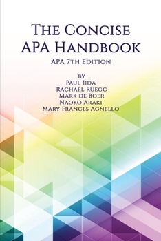 Paperback The Concise APA Handbook APA 7th Edition Book