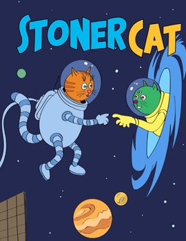 Paperback Stoner Cat: Stress Relieving Patterns for Adults Book