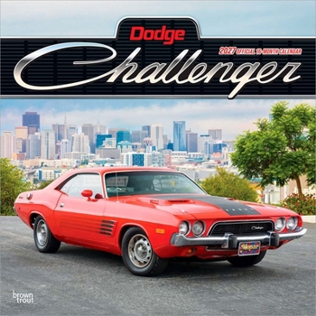 Dodge Challenger Official 2027 12 X 24 Inch (Hanging) Monthly Square Wall Calendar Plastic-Free