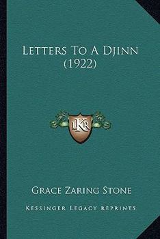 Paperback Letters To A Djinn (1922) Book