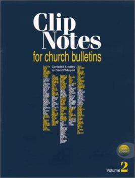 Paperback Clip Notes for Church Bulletins [With CDROM] Book