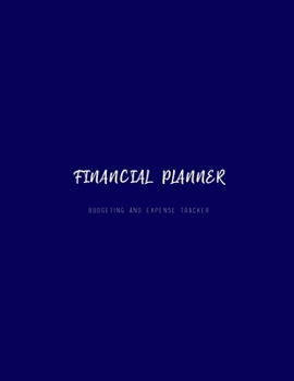 Paperback Financial Planner Budgeting and Expense Tracker Book
