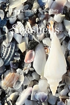Paperback Seashells: Blank Planner Full Color Yearly Book