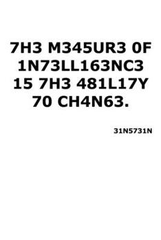 Paperback Notizbuch: Einstein Zitat In 1337 / Leet Das Ma? Intelligenz 120 Seiten, 6X9 (Ca. A5), Karomuster [German] Book