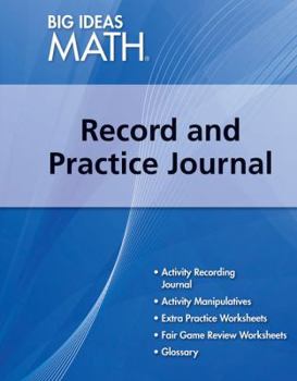 Paperback BIG IDEAS MATH: Record & Practice Journal Blue/Course 3 Book