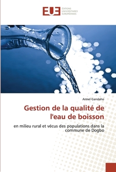 Paperback Gestion de la qualité de l'eau de boisson [French] Book