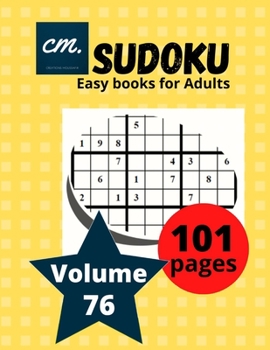 Paperback Sudoku easy Books for Adults: Large Print puzzle magazine Volume 76 Book