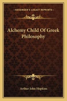 Alchemy Child Of Greek Philosophy