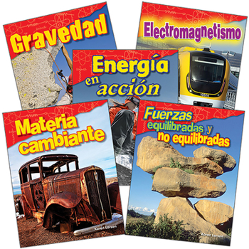 Hardcover Physical Science Grade 3 Spanish: 5-Book Set [Spanish] Book
