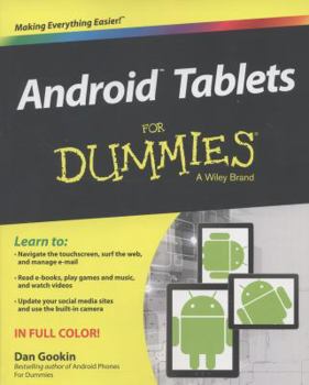 Paperback Android Tablets for Dummies Book