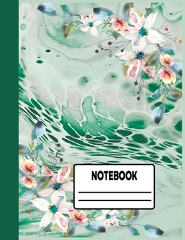 Notebook: White Grey Marble College Ruled Blank Lined Cute Notebooks for Girls Teens Kids School Students and Teachers Writing Notes Journal