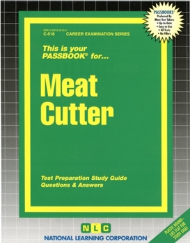 Paperback Meat Cutter: Test Preparation Study Guide, Questions & Answers Book