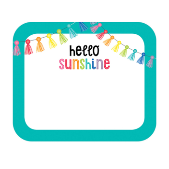 Misc. Supplies Hello Sunshine Name Tags Book