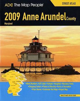 Paperback ADC the Map People: Anne Arundel County, Maryland Street Atlas Book