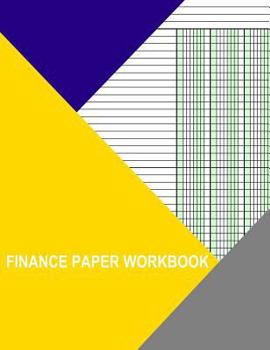 Paperback Finance Paper Workbook: Three Columns Book