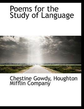 Paperback Poems for the Study of Language Book