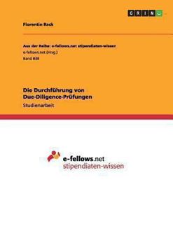 Paperback Die Durchführung von Due-Diligence-Prüfungen [German] Book
