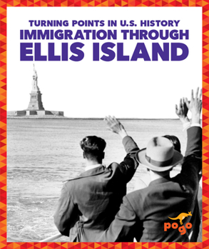 Library Binding Immigration Through Ellis Island Book