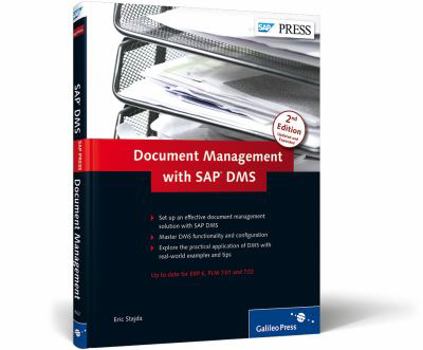 Hardcover Document Management with SAP Dms Book