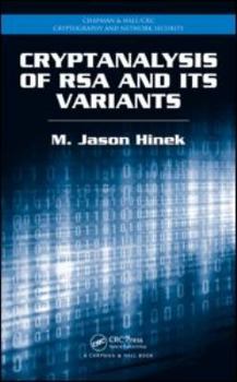 Hardcover Cryptanalysis of RSA and Its Variants Book