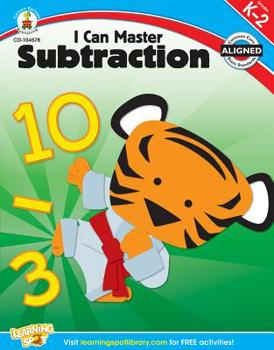 Paperback I Can Master Subtraction, Grades K - 2 Book