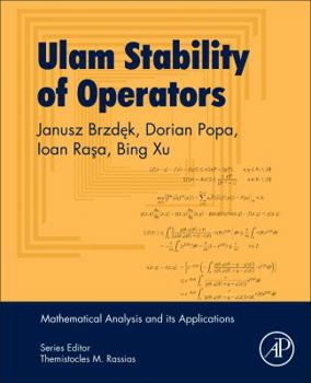 Paperback Ulam Stability of Operators Book