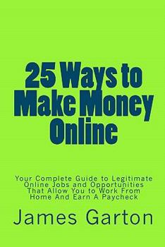 Paperback 25 Ways to Make Money Online Book