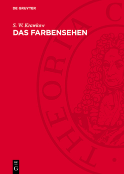 Hardcover Das Farbensehen [German] Book