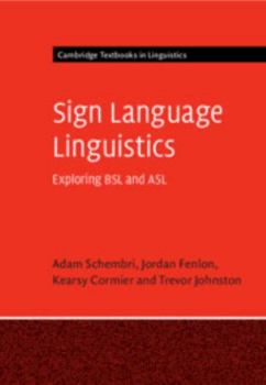 Hardcover Sign Language Linguistics Book